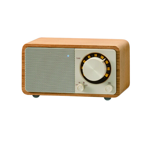 SANGEAN MOZART New Year red mini wireless wooden speaker radio portable stereo